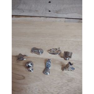 Monopoly Millennium Edition 2000 Original Parts - 7 Player Tokens